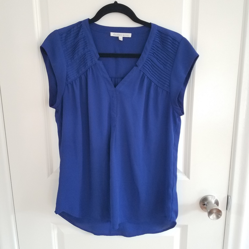 Royal Blue Blouse | Daniel Rainn | Size M